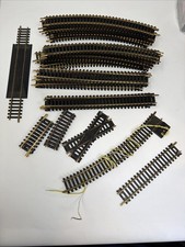 Lot Of 41 Atlas HO Scale Curved / Straight Brass Snap Track Model Train Track