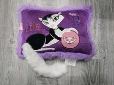 Bratz Petz Jolie Cat Purple Plush Throw Pillow 12 X 8 Very Good Condition