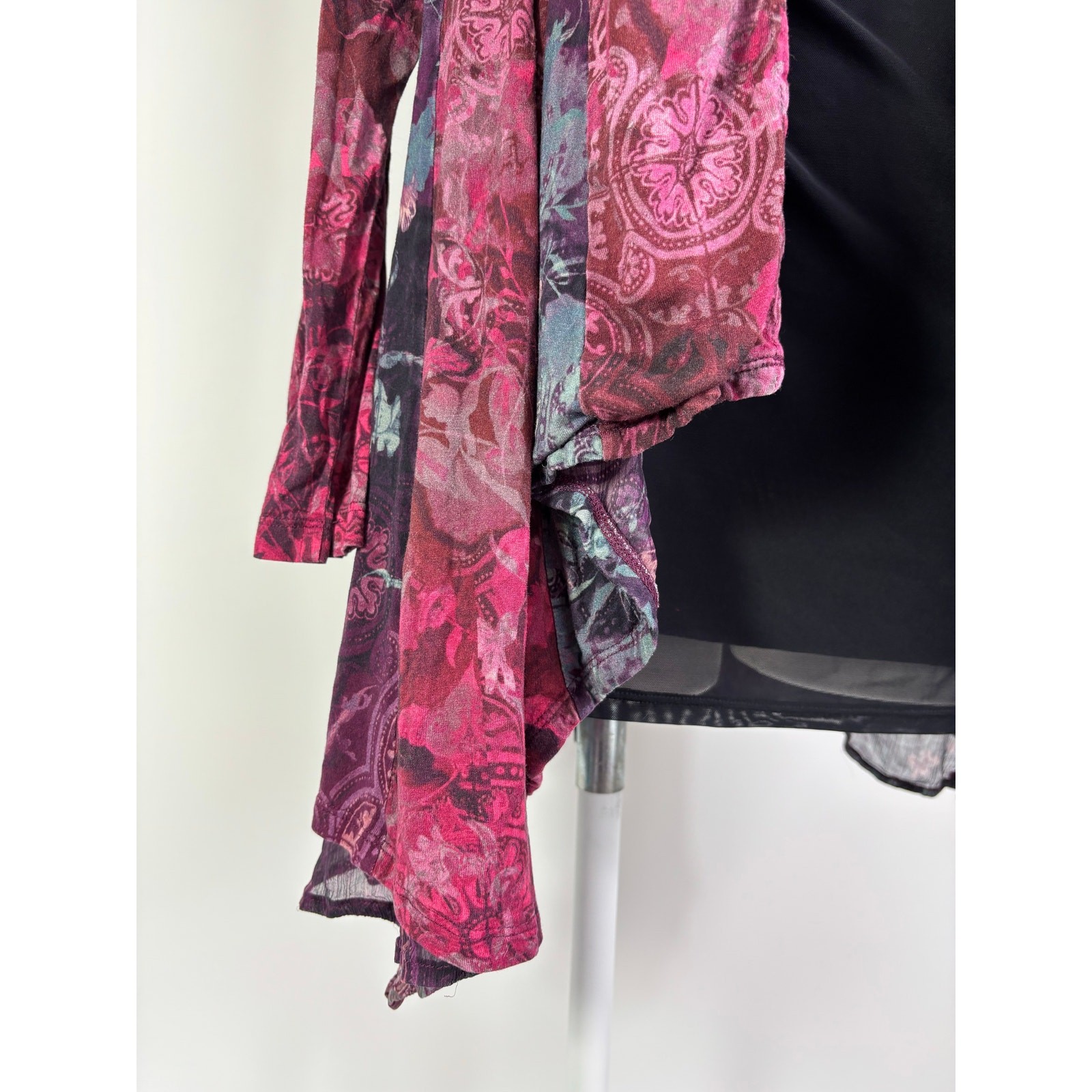 Soft Surroundings Open Front Patchwork Cardigan S… - image 8