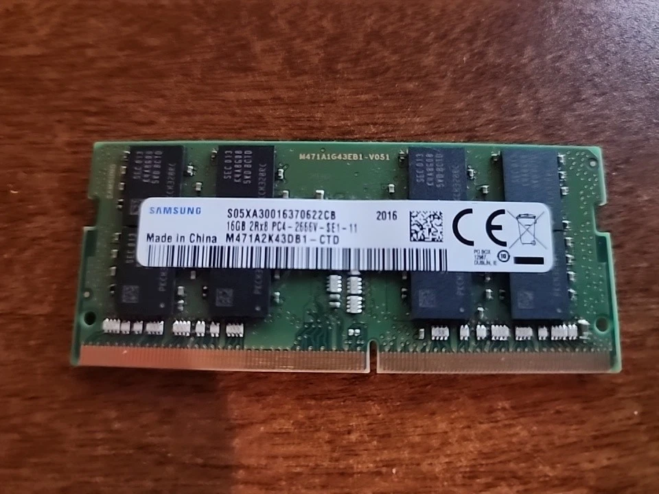 Samsung PC4-19200 (DDR4-2400) Bus Speed Computer RAM 16 GB Total