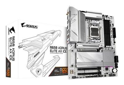 Motherboard Gigabyte B650 AORUS ELITE AX ICE - ATX - Socket AM5 - AMD B650