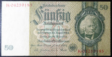 1933 - GERMANY - BANKNOTE - FIFTY REICHSMARK - 50 REICHMARK (2)