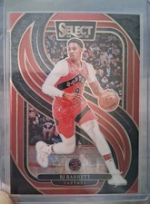 2024-25 Panini Select RJ Barret #109 Red Prizm Premier Level /199 Raptors 