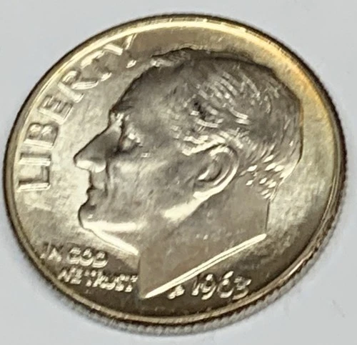 # C6302      U.S. COIN,   ROOSEVELT   DIME   1963     Unc.