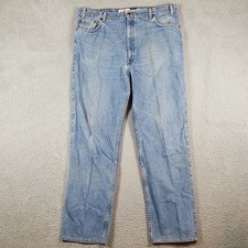 Vintage 90s Levi's Faded Stonewash Relaxed Fit Men's Size 42x34 Denim Blue Jeans
