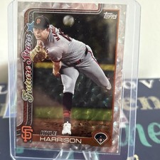 2025 Topps Kyle Harrison #177 Diamante Foil – Giants Future Stars SP Parallel RC