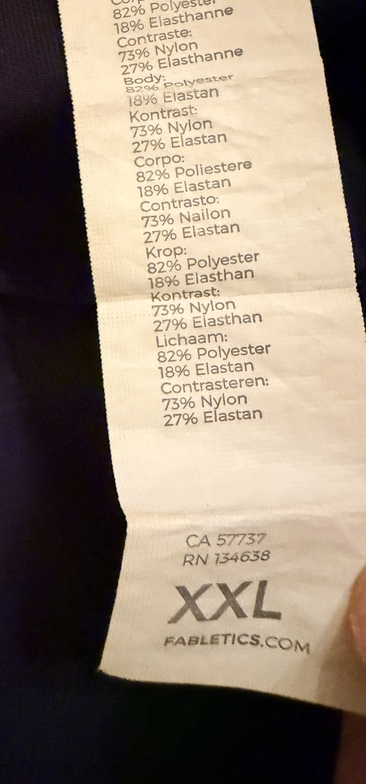 Fabletics Running Jacket Black Zip Up Women's XXL… - image 7