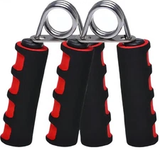 Grip Strengthener Set - 2 Soft Foam Hand Exercisers for Arthritis Relief, Carpal