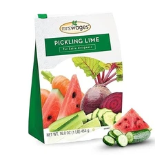Mrs. Wages Pickling Lime (1 lb Resealable Bag) – Lima para Conservas Crujientes