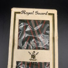 Vintage Royal Guard Better Braces extra Length Striped Suspenders Brass Hardware