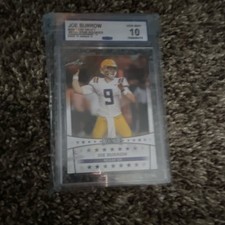 Joe Burrow Rookie CCG Graded All-Star Rookies ST-01 LSU Tigers Football Card. rookie card picture