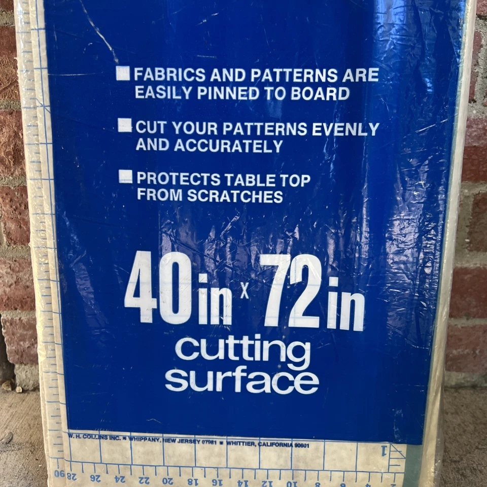 Tabla de cortar con patrón de colección 40x72 diseño de tela de costura líneas de rejilla plegables Foto 4 de 4