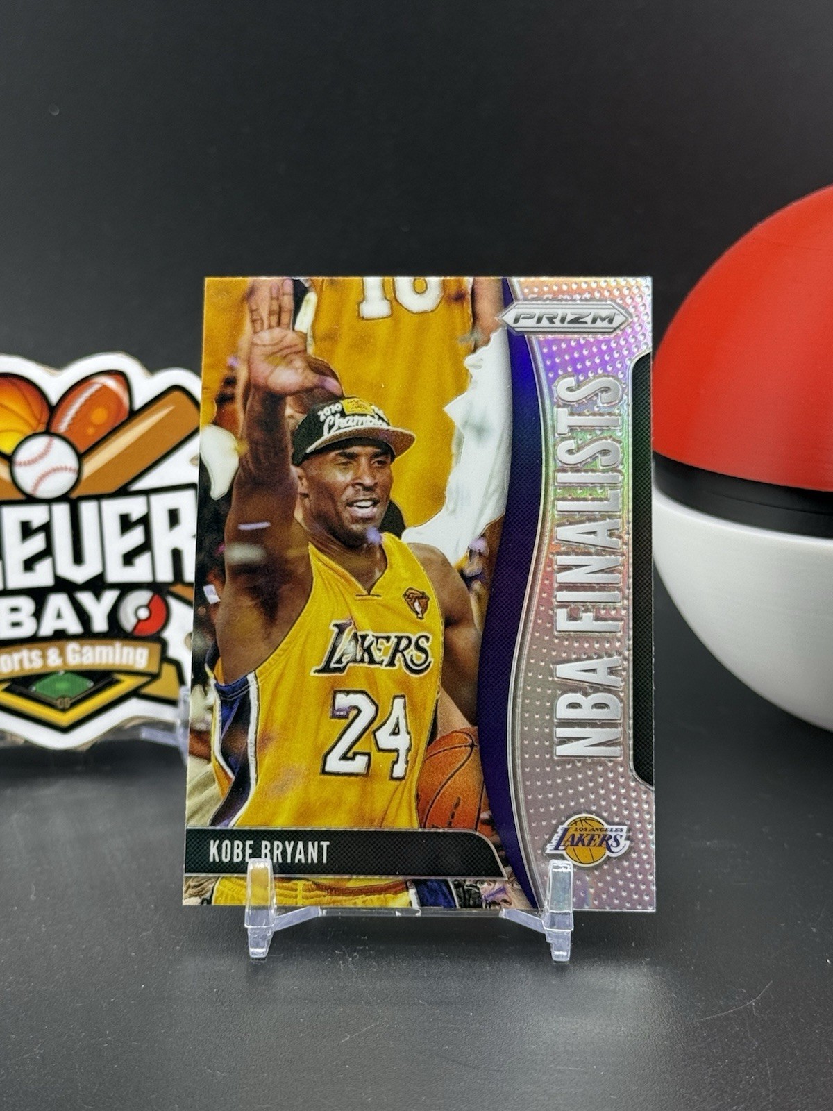Kobe Bryant 2019-20 Panini Prizm NBA Finalists Silver Prizm SP Lakers (CB)