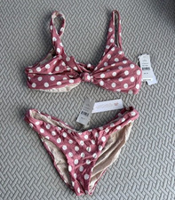 Brand New PilyQ Polka Dot Bikini Set - Medium