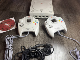 Sega Dreamcast Console Bundle | Tested | 2 Controllers + Cables + Namco Museum |