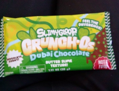 NEW slimygloop crunch-o's DUBAI CHOCOLATE scented butter slime NOT EDIBLE