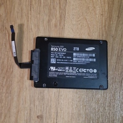 Samsung SSD 850 EVO 2 TB 2,5 Zoll SATA-III Zustand 100%