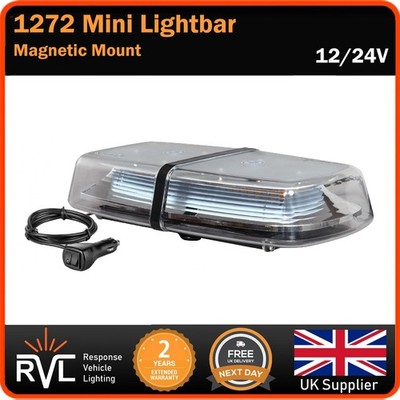 RVL1272MAG Magnetische Bernstein LED Mini Lichtleiste Blinken Warnbaken 12/24V