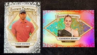 2025 UD Goodwin Champions - GLOSSY BLACK & RED RAINBOW Set Builder - You Pick!