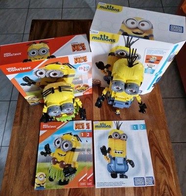 2x Minions Mattel Mega Bloks Mega Construx CNF59 + FDX85