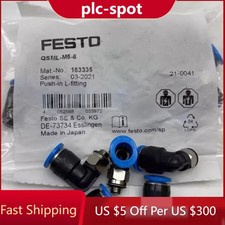 10 PCS New Festo 153335  QSML-M5-6 Push-in L-fitting