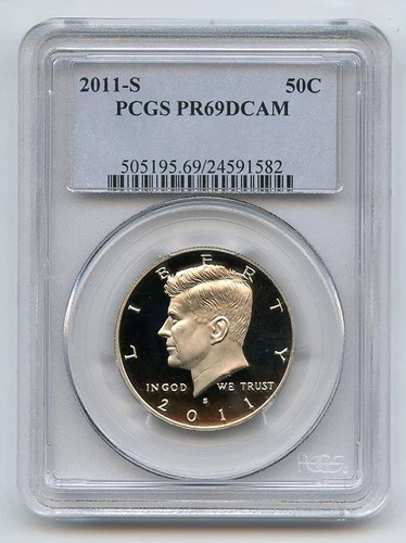 2011-S Kennedy Half Dollar Proof — photo from the most recent tracked eBay sale