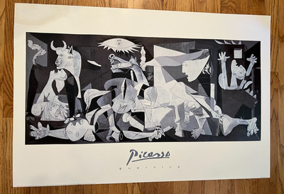 Estate Of Pablo Picasso ''Guernica'' Litho Poster  36'' x 24'' Portal Publications