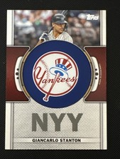 2023 Topps Team LOGO PATCH Giancarlo Stanton #TLP-GS Yankees Baseball Card (d5)