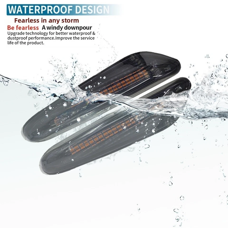 LED Side Marker Lights for BMW E90 E91 E92 E93 E46 E53 X3 E83 X1 E84 E82 2PCS - Image 3 of 4