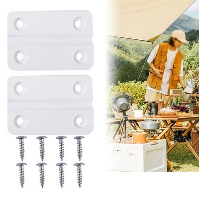 Perfect Repair Kit 2pcs Hinges and 8pcs Stainless Screws for Igloo Coolers