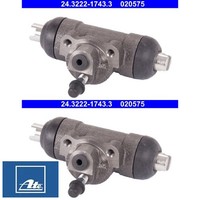 2X Radbremszylinder ATE 24.3222-1743.3 2 Bremszylinder SET Rechts Links