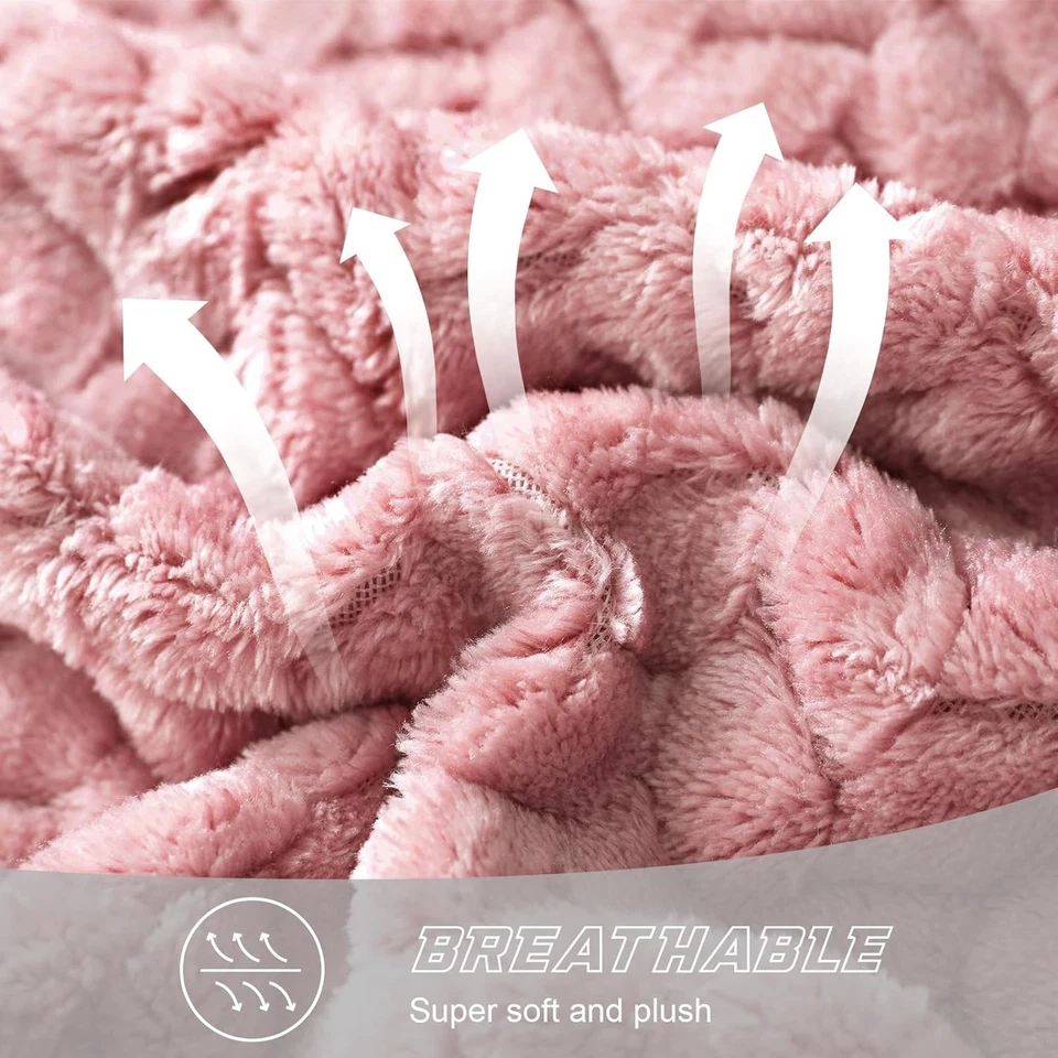 Флисовое одеяло Exclusivo Mezcla 50x70 — мягкое уютное жаккардовое фланелевое плюшевое - Изображение 3 из 4