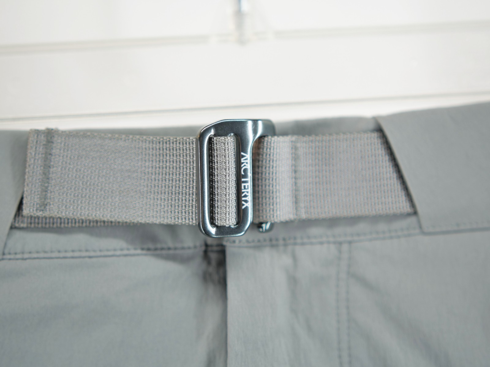 Arc’teryx Lefroy Short Men hiking Gray belt shorts quick dry lightweight 32 thumbnail 4