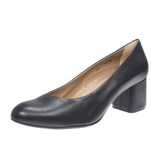 Melluso Decolletè In Pelle Con Tacco Medio Blu - Donna Scarpe Decolletè