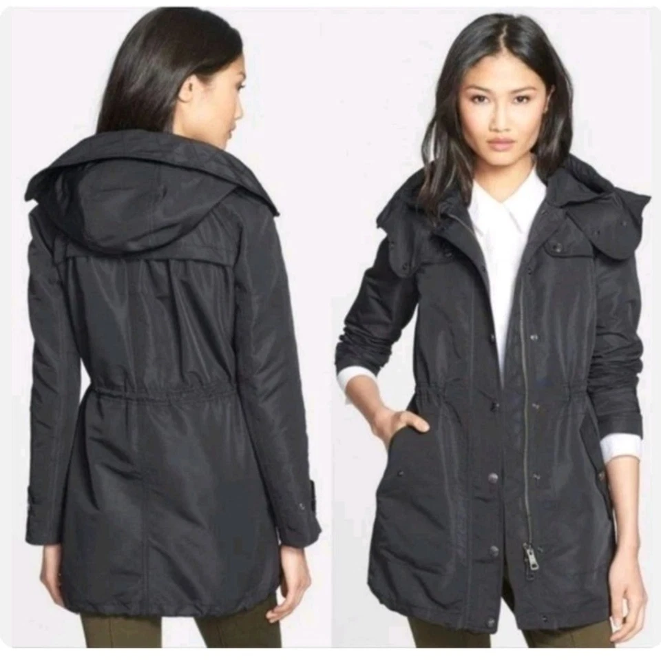 Burberry signature Utility jacket/raincoat w/detachable quilted vest size XS - Image 4 of 4
