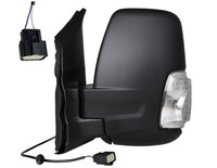 Aussenspiegel Links FÜR Ford Transit AB 2020 Elektrisch M/Weissem Blinker 5W