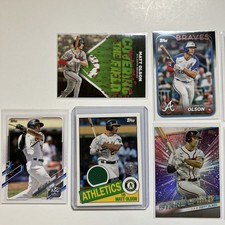 Matt Olson Card Lot With Patch Card And Inserts
