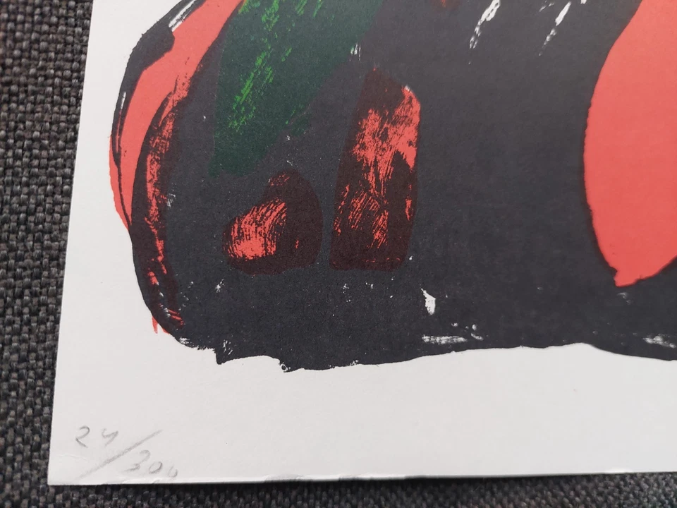 Joan MIRO Original lithograph, numbered 24/300, 1981 / Original print by Miró - image 3 of 4