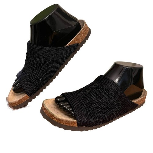 Arcopedico Black Mesh Slide Sandal - Picture 4 of 8