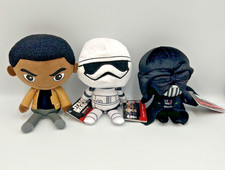 Disney Funko Star Wars Galactic Plushies Collectible 8  Plush Set Lot of 3