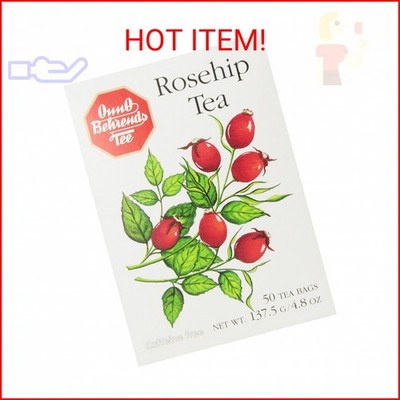 Onno Behrends Rosehip Tea, 50 Count, 4.8 Ounce
