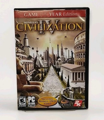 Sid Meier s Civilization IV PC Game GOTY Edition Bonus DVD Included