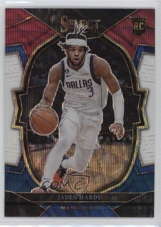 2022-23 Panini Select Concourse Tri-Color Prizm Jaden Hardy #80 jg3