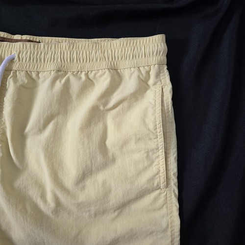 Nicholas Deakins pantaloncino da bagno uomo con coulisse ricamato grande giallo vintage - Foto 4 di 10