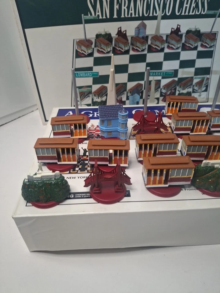 San Francisco Chess Board Game Big League Promotions Vintage 2001 - Image 2 of 4