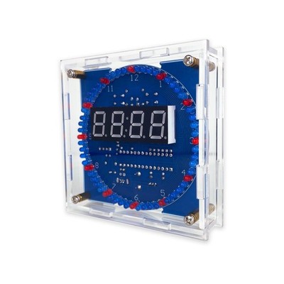 YYSOLDER soldering practice kit Digital tube electronic clock Rotating LED ru...