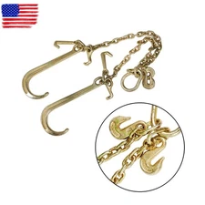 G70 Tow Chain J Hook 3/8 x 2´ Grab Hook Tractor Car Wrecker Truck 0900134
