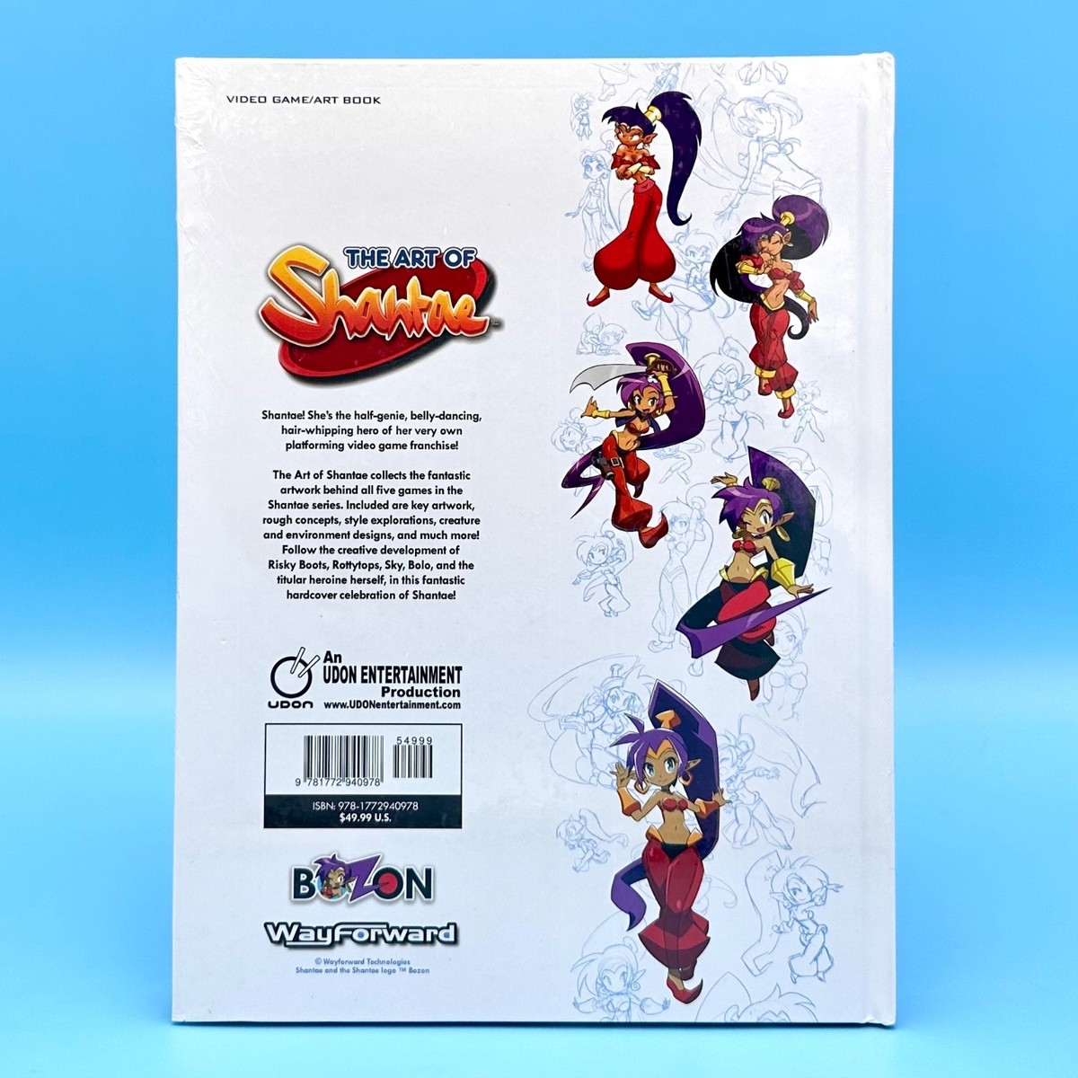 The Art of Shantae by WayForward 2021 Hardcover Lore Guide Art