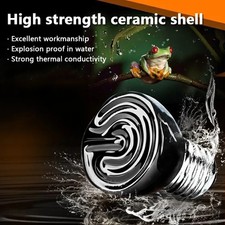 Ceramic Heat Emitter Bulb 25w 50w 75w Reptile Chicken Brooder Heating Lamp