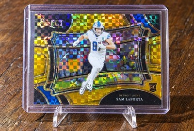 2023 Panini Select Sam LaPorta RC Field Level Gold Prizm #331 08/10 Lions